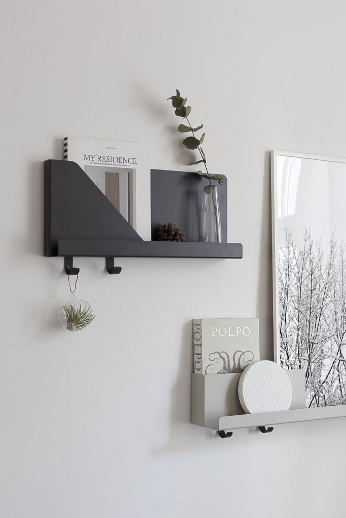 Folded Shelves Medium Black