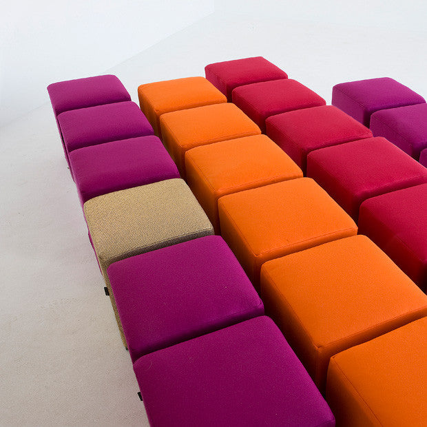 SPACE pouf, 581 purple felt