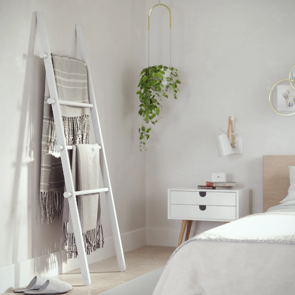 Leana Ladder, White