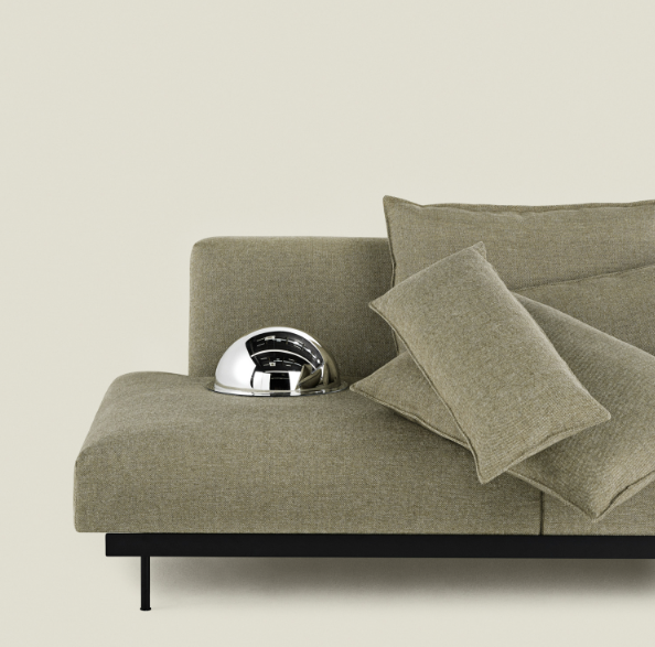 In Situ Sofa, 2-Seater, Config #5, Clay 12