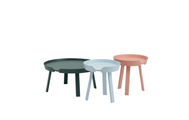 Around Coffee Table, Small, Light Blue