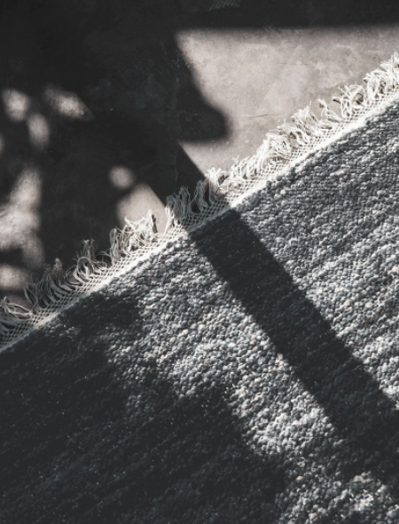 MK Charcoal Carpet, 4'6" x 6'9"