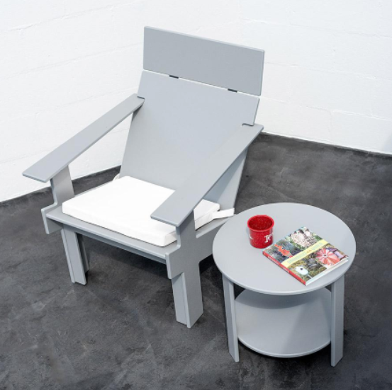 Lollygagger End Table, Cloud White, 19"