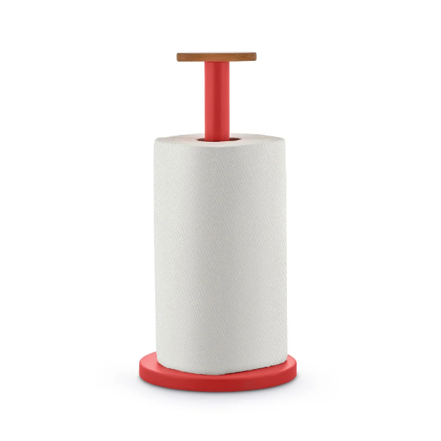 Mattina Kitchen Roll Holder, Red