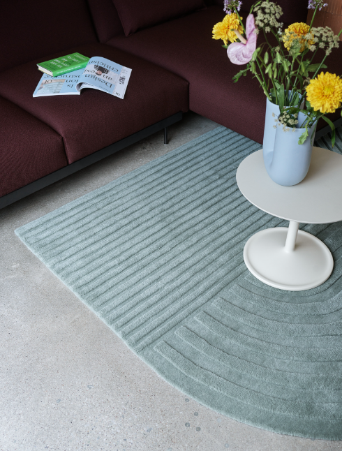 Relevo Rug, Sage Green,  6'5 x 9'8