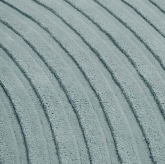 Relevo Rug, Sage Green,  6'5 x 9'8