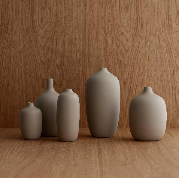 Ceola Vase, 5x10", Satellite