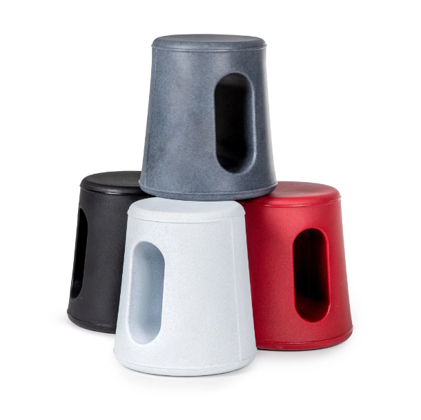 Dewey Stool, Black Repro