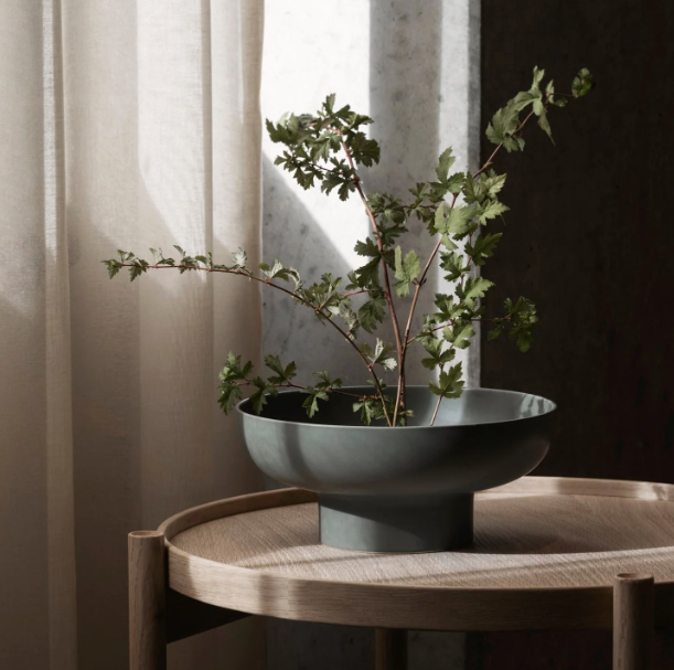 Miyabi Vase Low, Terracotta