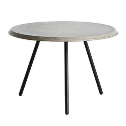 Soround Coffee Table, Concrete Top, 60cm W x 39cm H