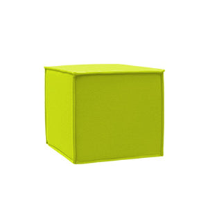 SPACE pouf, lime punch felt 579