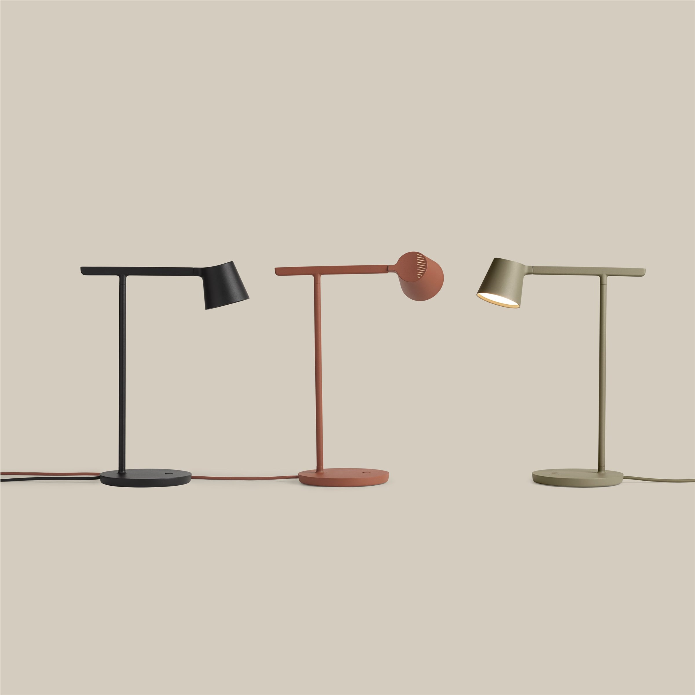 Tip Table Lamp, Black