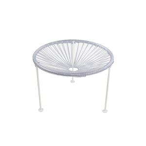 Zica Table, White on White Frame