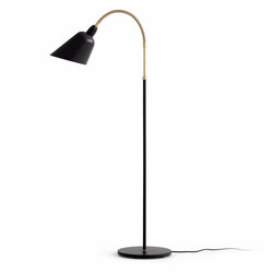 Arne Jacobsen Bellevue Floor Lamp - AJ7- Black /Brass