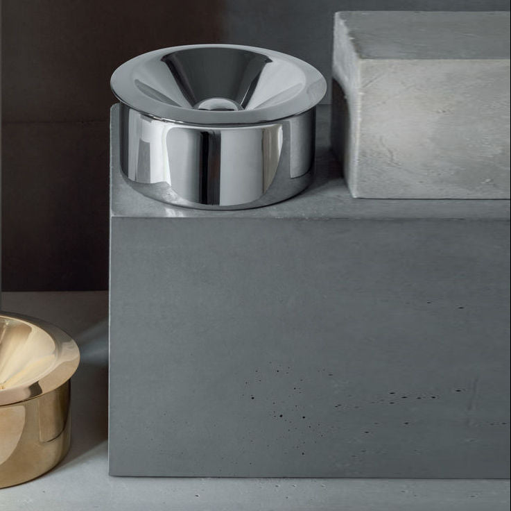 bauhaus ashtray, stainless