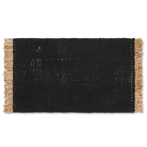 Block Mat, Black/Natural