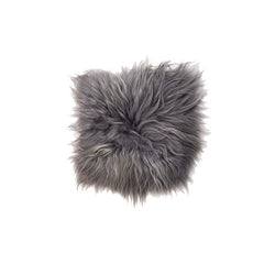 Silver Icelandic Sheepskin Chairpad