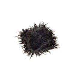 Black Icelandic Sheepskin Chairpad