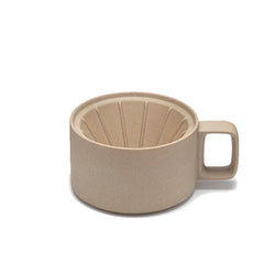 Hasami Porcelain Coffee Dripper, Brown