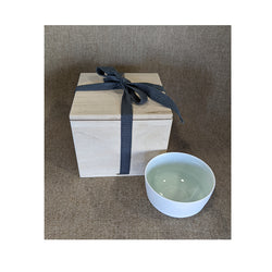 Lilith Rocket Porcelain Celadon Teabowl w/wood box