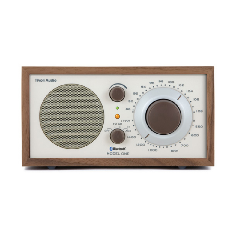 Model One Bluetooth Radio, Classic Walnut/beige