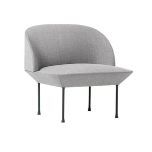 Oslo Lounge chair, light grey Fiord 551