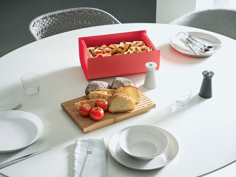 Mattina Bread Box, Red