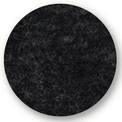 Felt placemat/coaster round, 45cm, graphite