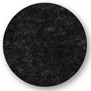 Felt placemat/coaster round, 45cm, graphite