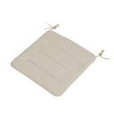 Linear Chair Seat Pad, Light Grey