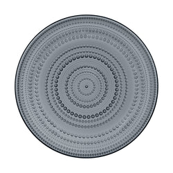 Kastehelmi Large Plate, 12”, Dark Grey