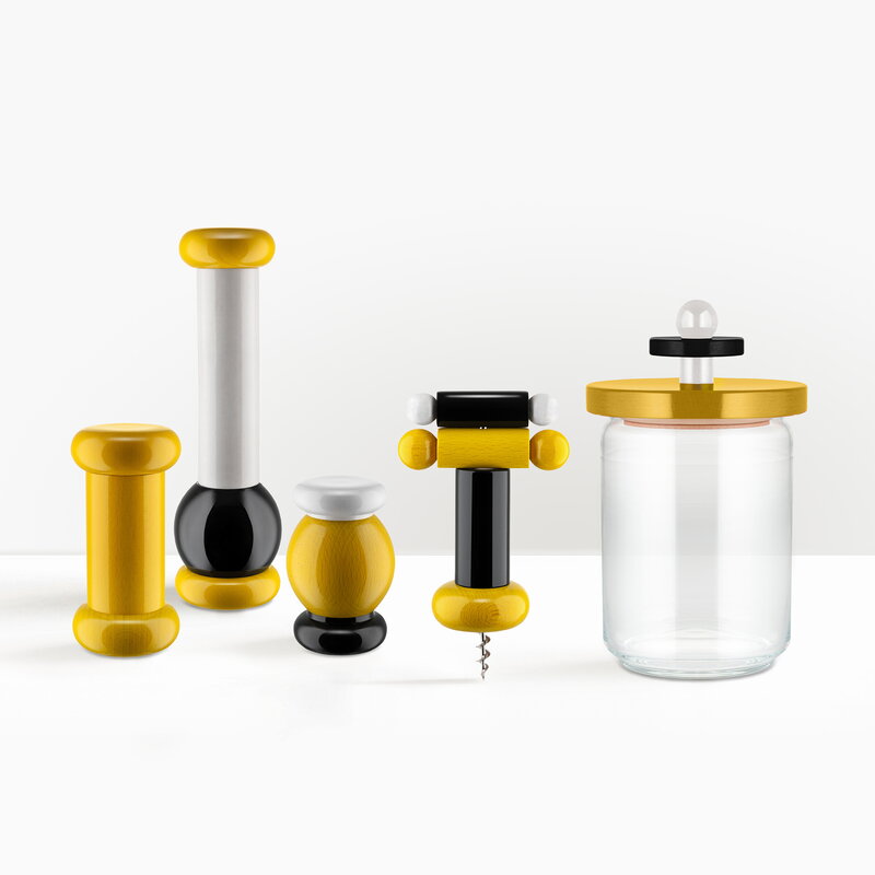 Twergi Salt + Pepper Castor, Yellow