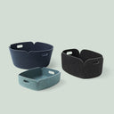 Restore Round Basket, Aqua