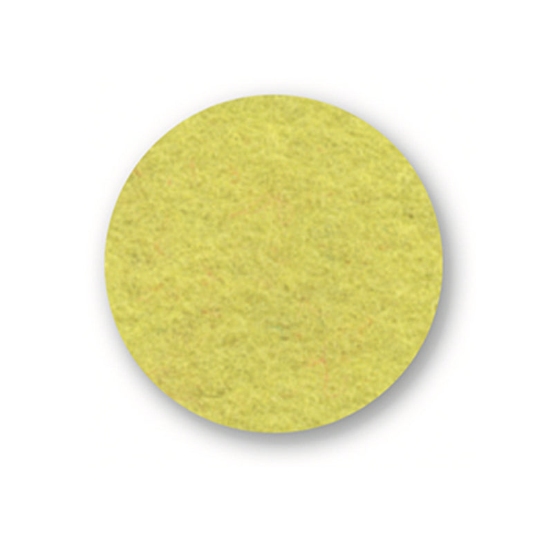 Felt placemat round, 27cm, lemon