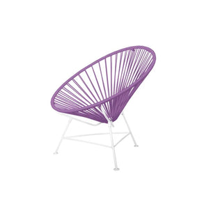 Acapulco Chair, Light Purple Cord/White Frame