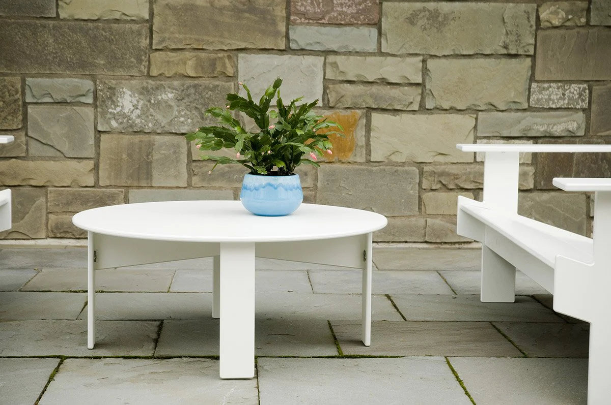 Lollygagger Round Cocktail Table, 30",  White