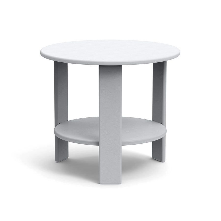 Lollygagger Round Side Table, Driftwood, 16"