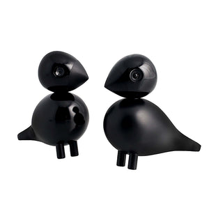 Kay Bojesen Lovebirds, Black (set/2)