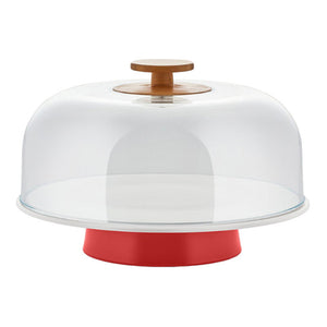 Mattina Small Cake Stand, Red