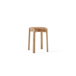 Passage Stool, Natural Oak-Stools-Audo-vancouver special