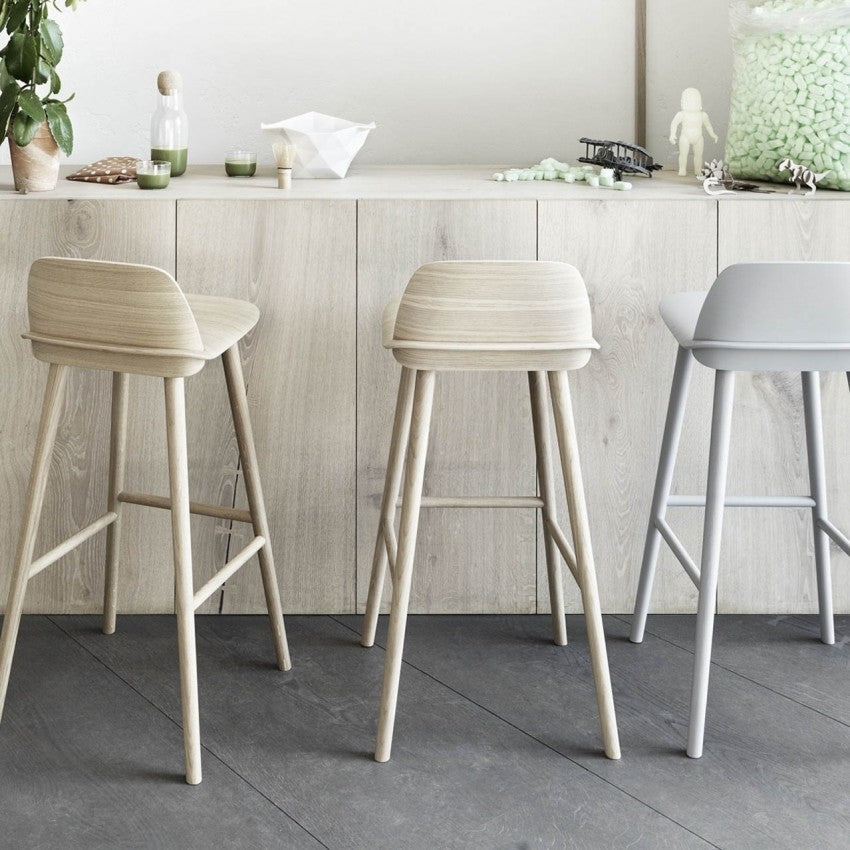 Nerd Stool, Grey 65 cm