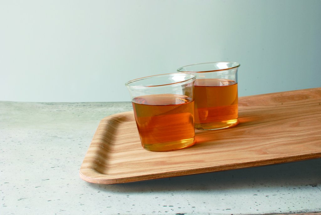 Kinto Non-Slip Square Tray, 12.5" x 9.5" Willow