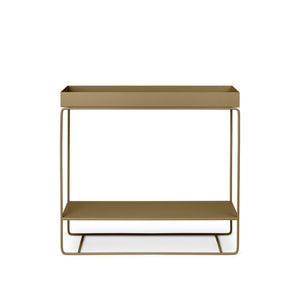 Plant Box, Rectangle, Two Tier, Olive
