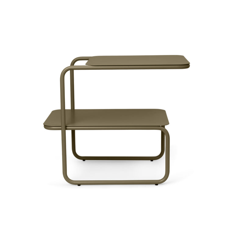 Level Outdoor Side Table, Olive