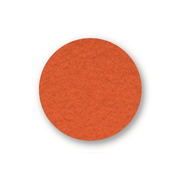 Felt coaster round, 21cm, orange