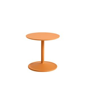 Soft Side Table, Low, Orange, 41x40cm