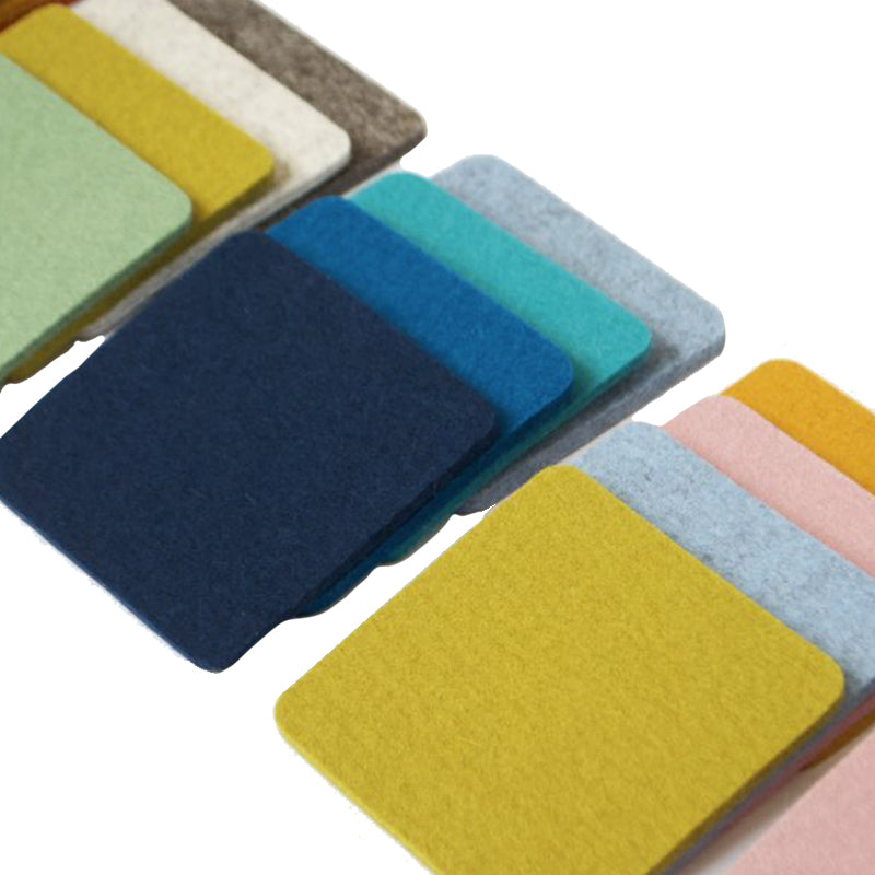 Felt coaster 11x11cm, taube blue