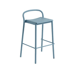 Linear Steel Stool, 65cm,  Pale Blue