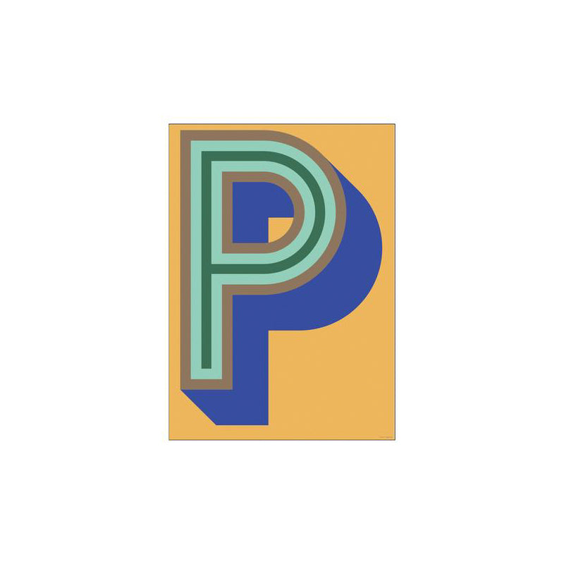 Poster, POP! P #1 (70 x 100 cm), UnFramed