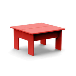 Lollygagger Ottoman / Side Table Apple Red